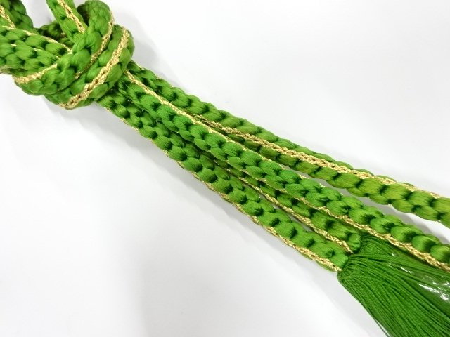 未使用品　正絹　手組帯締め